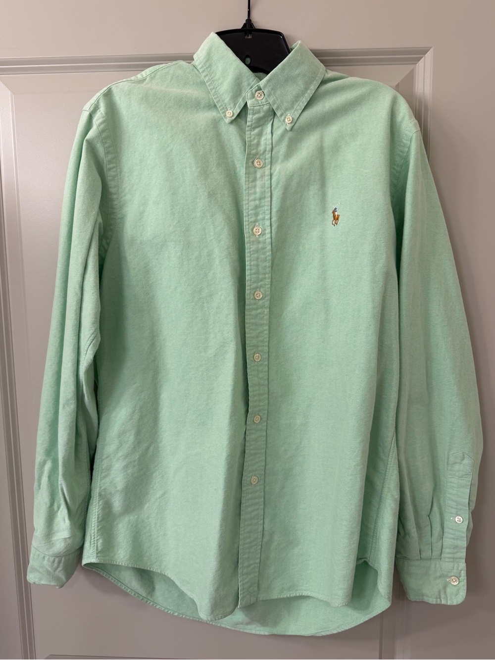 Ralph Lauren Mint Green Button-Down Oxford Shirt